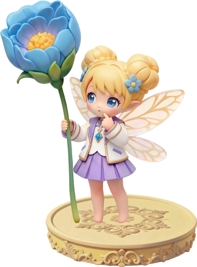 Blue Cornflower Fairy