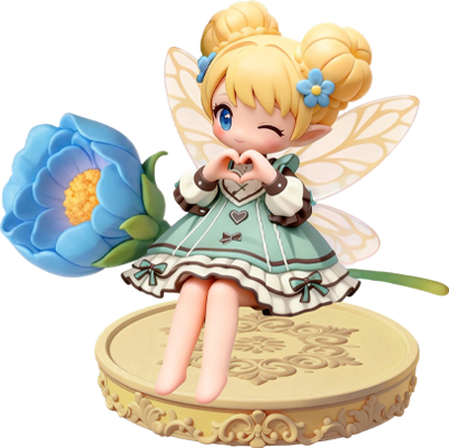 Purple Poppy Fairy
