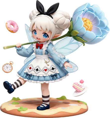 Peach Unicorn Fairy