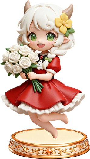 Red Amaryllis Fairy