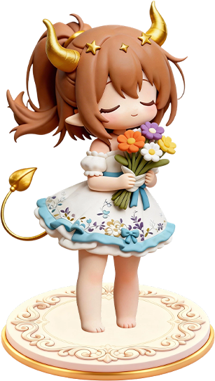 Purple Cornflower Fairy