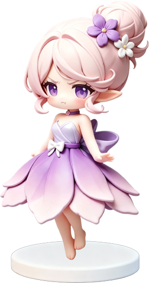 Orange Cyclamen Fairy