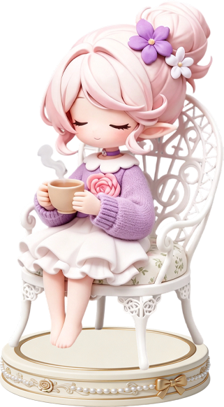 Purple Snowflake Fairy