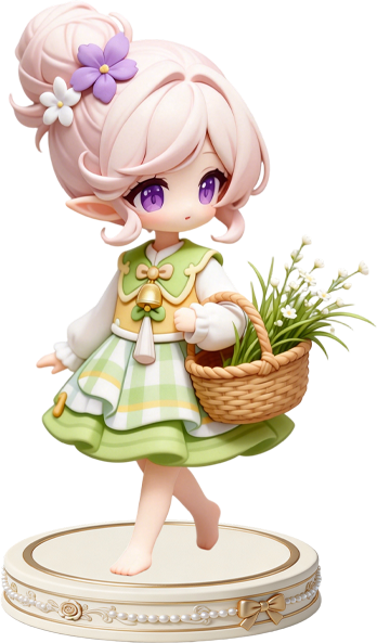 Alabaster Daphne Fairy