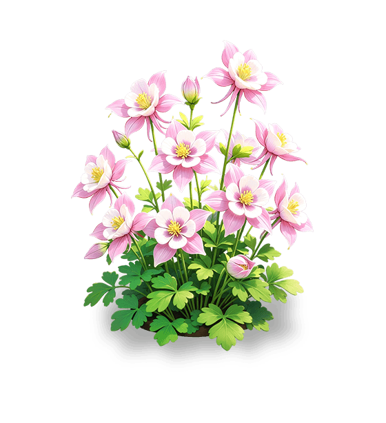 Crimson Gauze Columbine