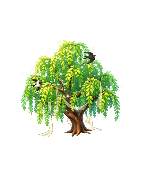 Green Silk Willow