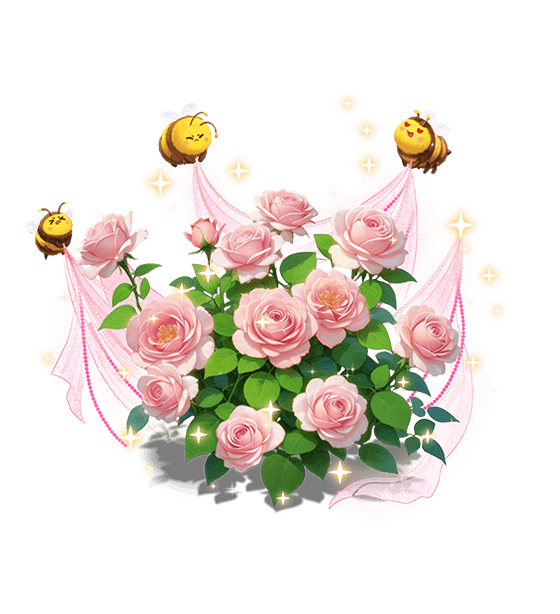 Rose bourdon rose