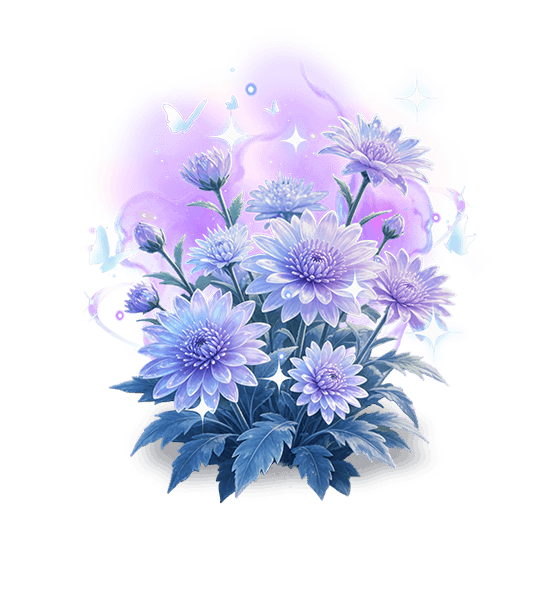 Purple Night Star Cluster