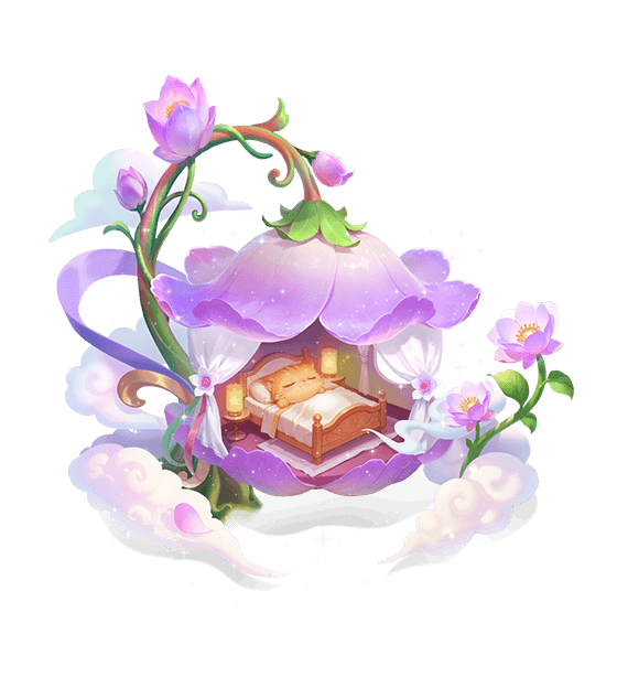 Demeure violette étoilée