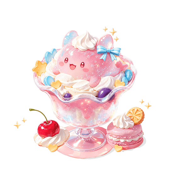 Pink Cream Ice Cup