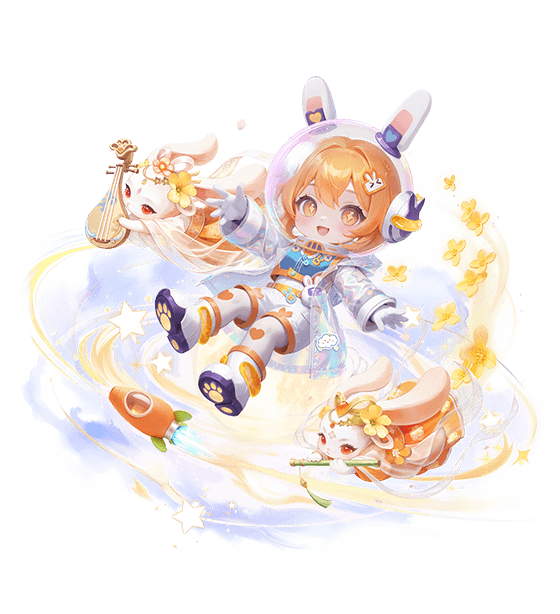 Star-Chasing Moon Rabbit