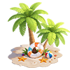 Coconut Palm Rings