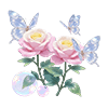 Pink Crystal Butterfly Rose