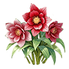 Red Iron Chopstick Flower