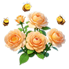 Orange Bumble Rose