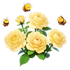 Yellow Bumble Rose