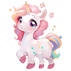 Peach Unicorn