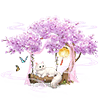 Lavender Cherry Blossom