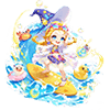Wave-Riding Summer Witch