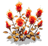 Crimson Flame Rose — stage 2