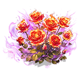 Crimson Flame Rose — stage 3