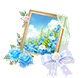 Floral-Framed Cloud Tale — stage 2